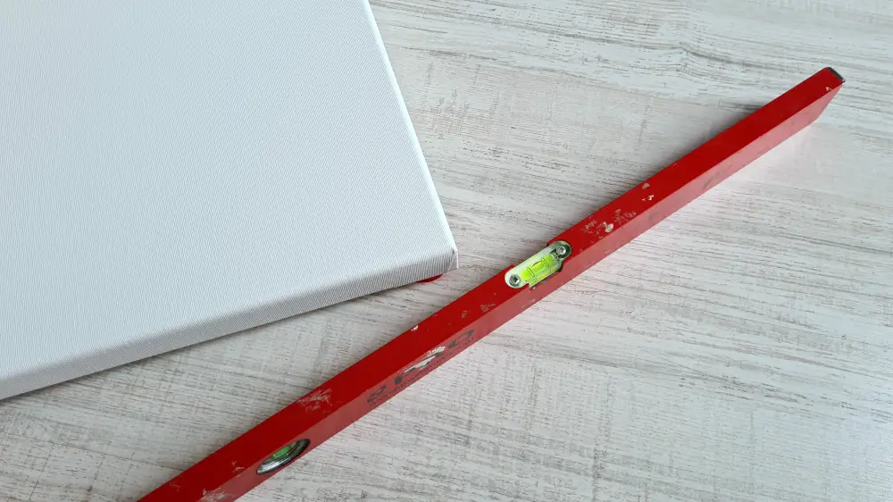 jak przygotować płótno do pouringu - sprawdzenie podłoża